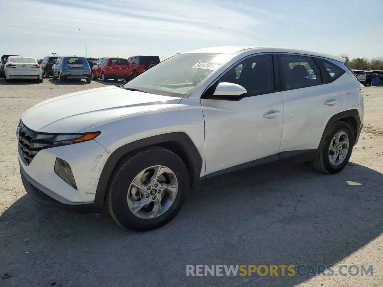 1 Photograph of a damaged car 5NMJA3AE7NH010254 HYUNDAI TUCSON 2022