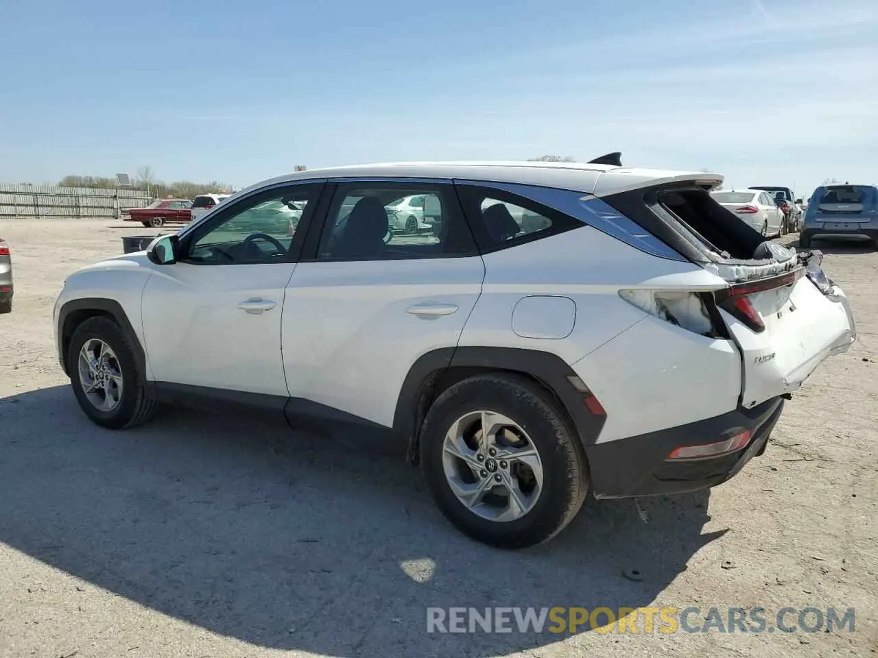 2 Photograph of a damaged car 5NMJA3AE7NH010254 HYUNDAI TUCSON 2022