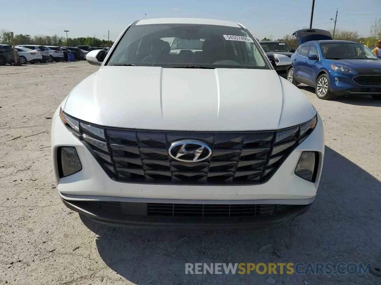 5 Photograph of a damaged car 5NMJA3AE7NH010254 HYUNDAI TUCSON 2022