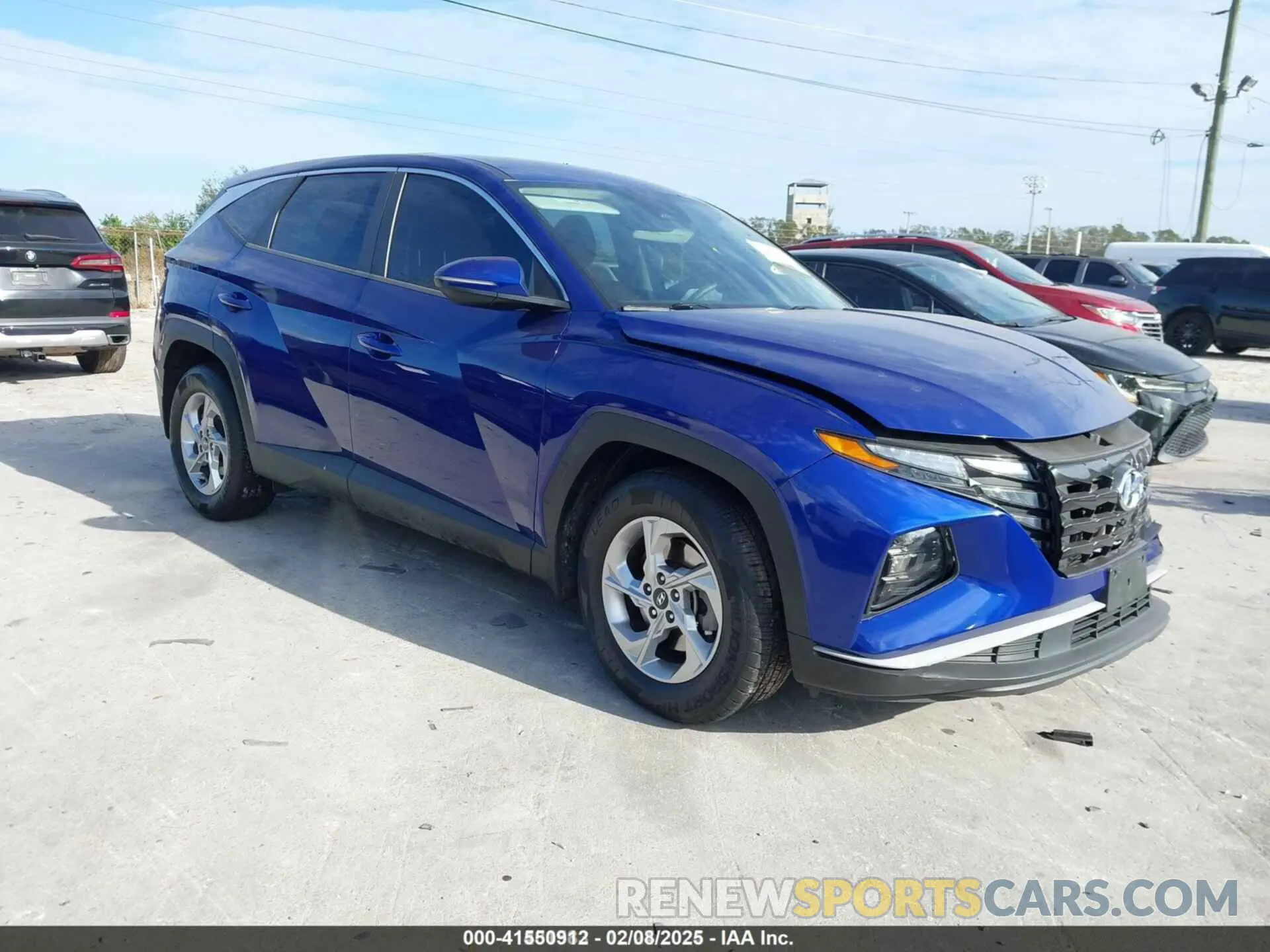 1 Photograph of a damaged car 5NMJA3AE8NH054070 HYUNDAI TUCSON 2022