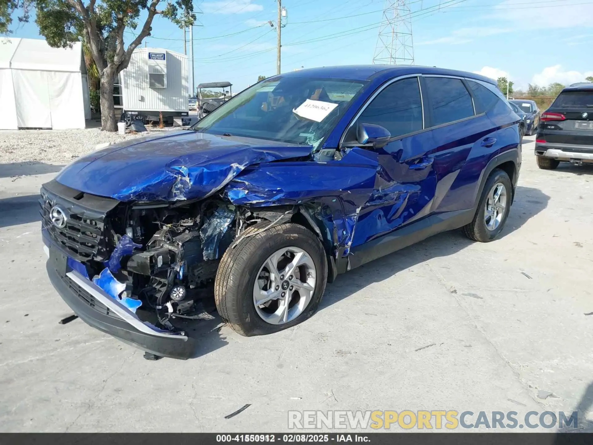 2 Photograph of a damaged car 5NMJA3AE8NH054070 HYUNDAI TUCSON 2022