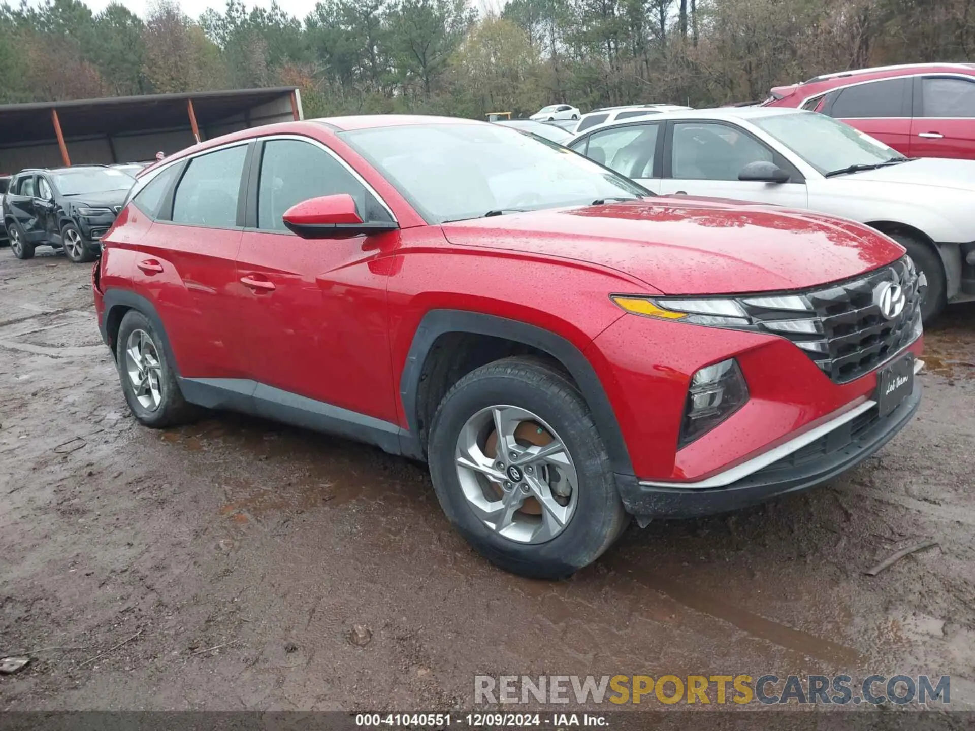 1 Photograph of a damaged car 5NMJA3AEXNH020695 HYUNDAI TUCSON 2022