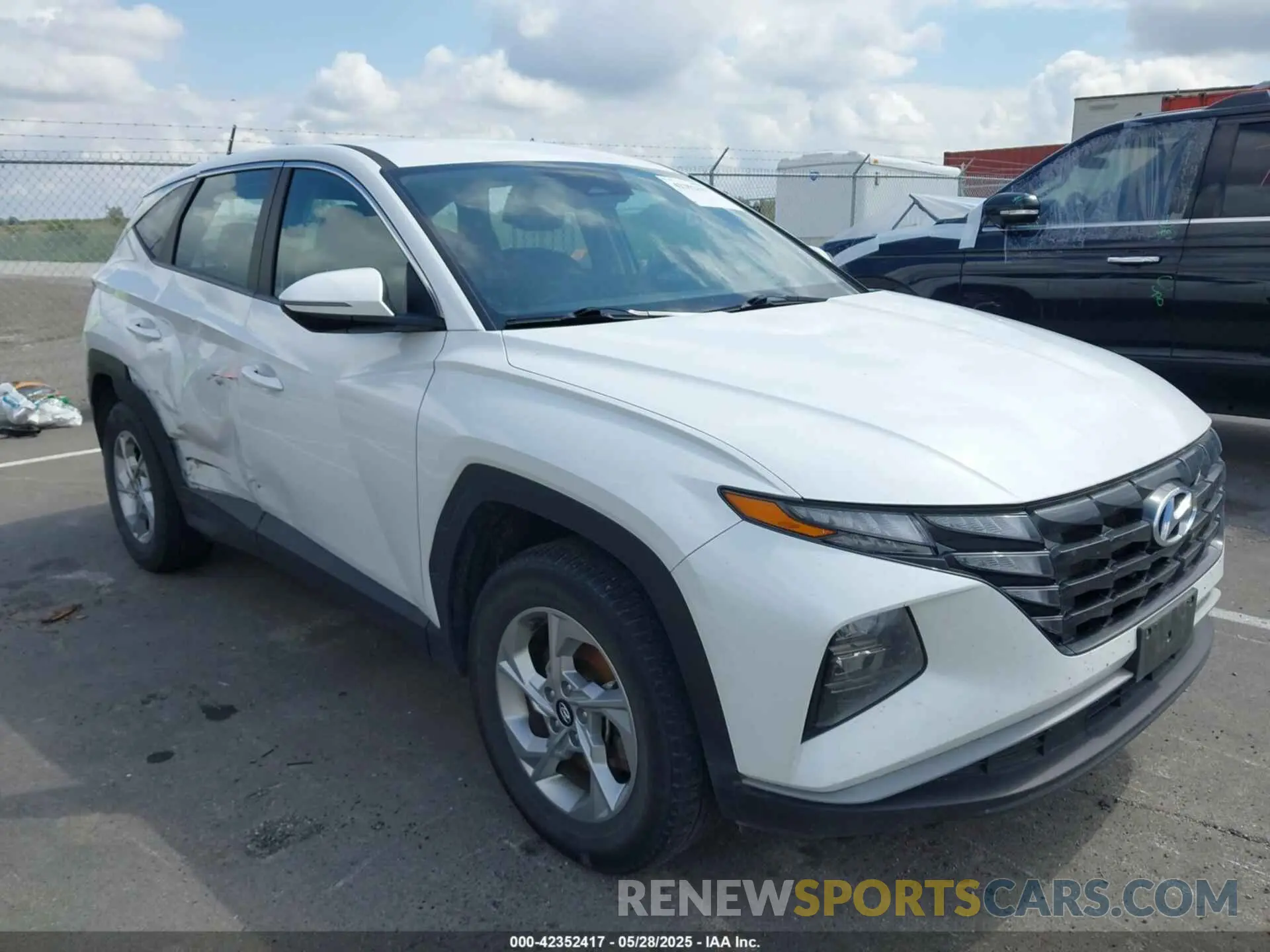 1 Photograph of a damaged car 5NMJACAE1NH079814 HYUNDAI TUCSON 2022