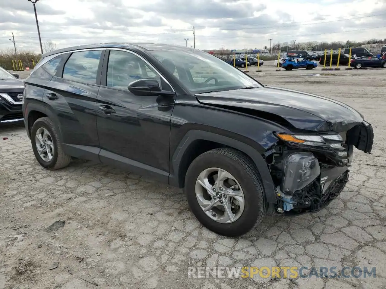 4 Photograph of a damaged car 5NMJACAE3NH079720 HYUNDAI TUCSON 2022