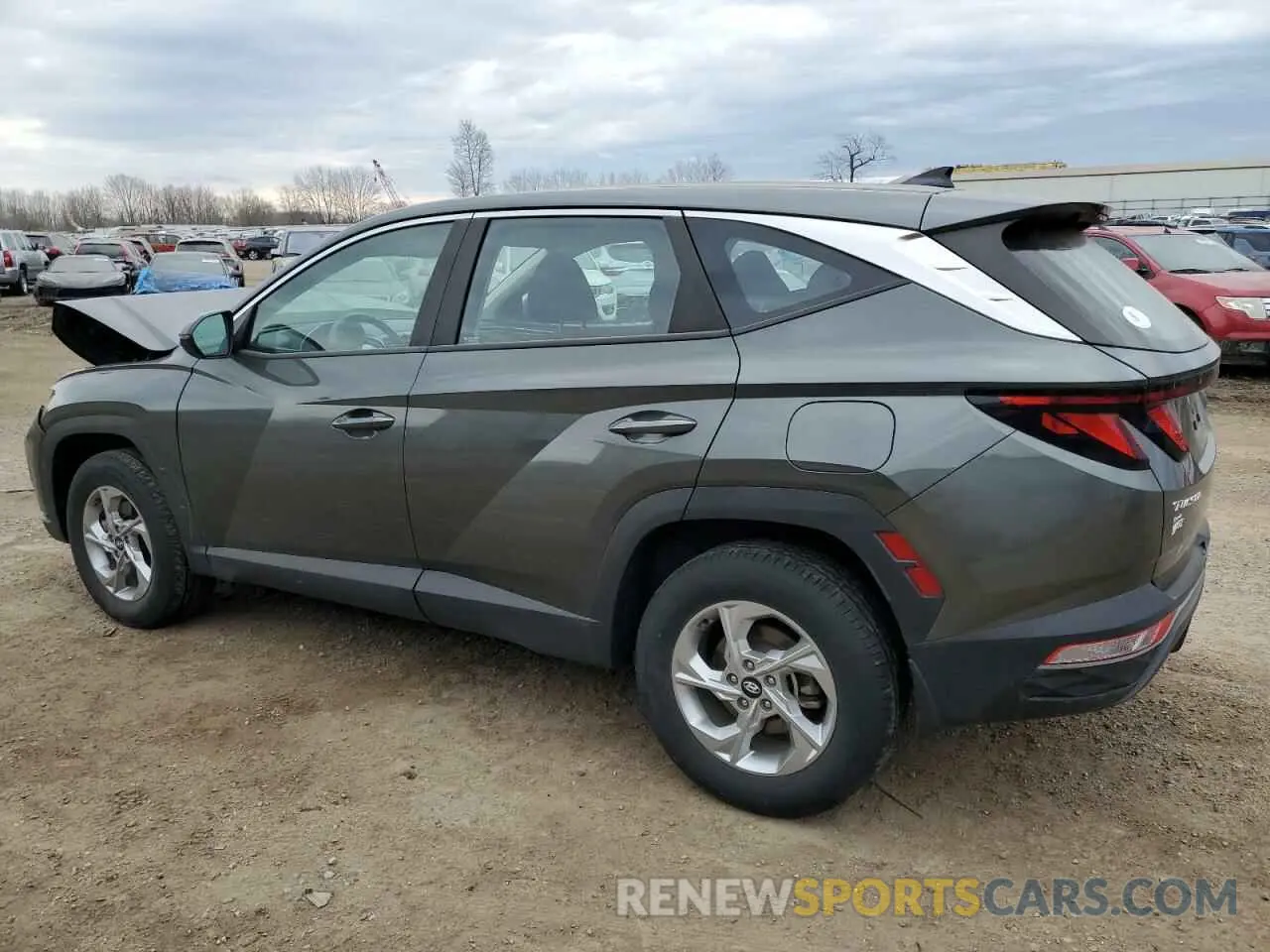 2 Photograph of a damaged car 5NMJACAE4NH087521 HYUNDAI TUCSON 2022