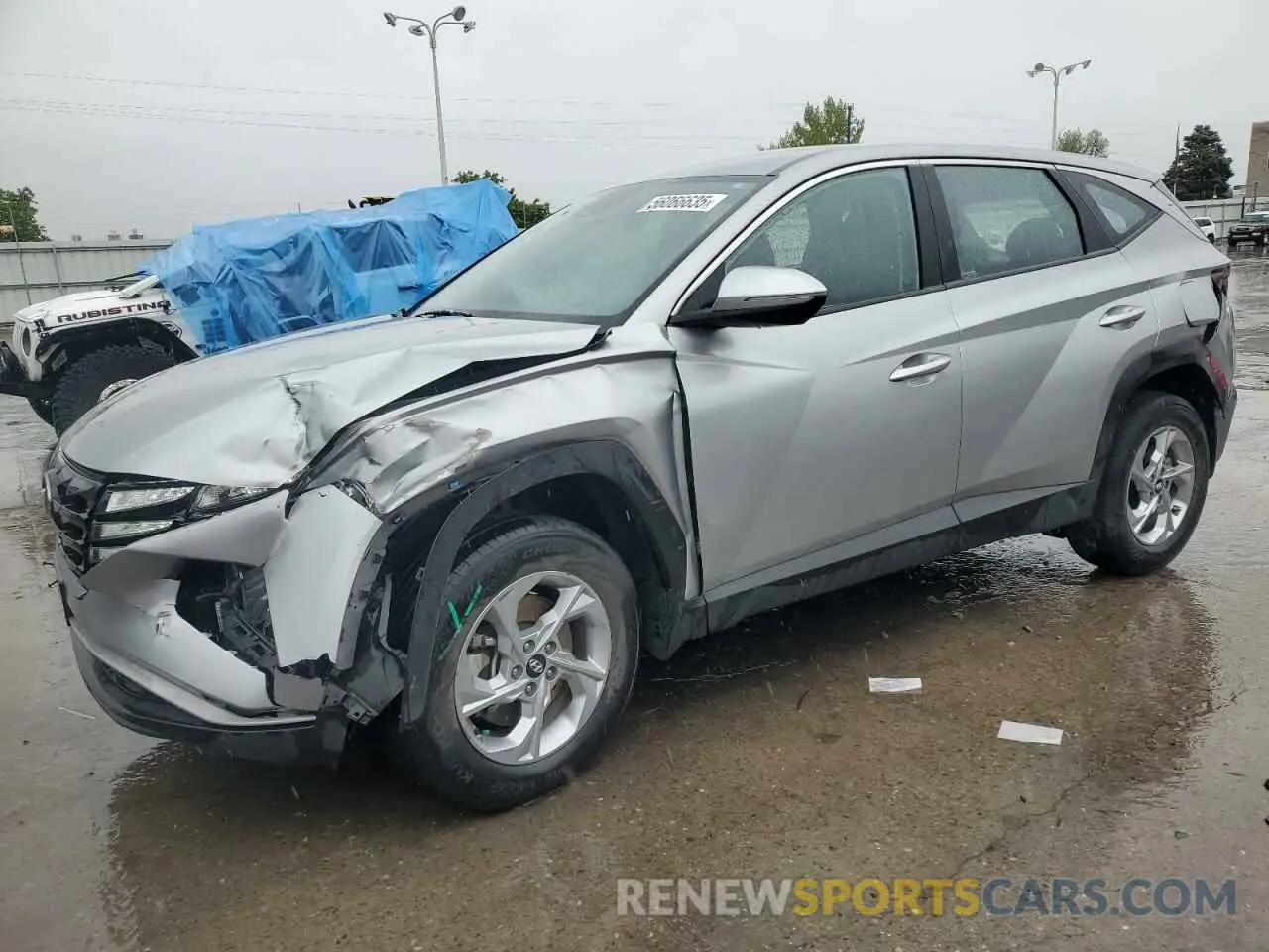1 Photograph of a damaged car 5NMJACAE5NH144891 HYUNDAI TUCSON 2022
