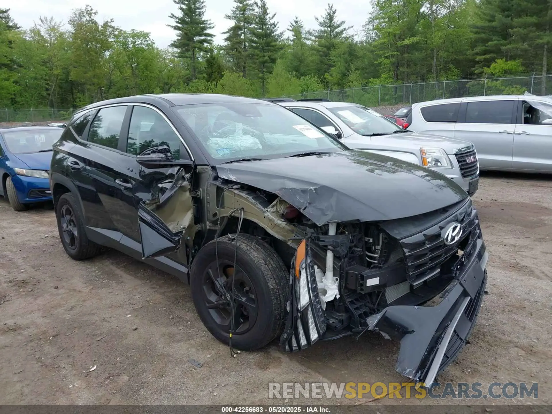 1 Photograph of a damaged car 5NMJACAE6NH085866 HYUNDAI TUCSON 2022