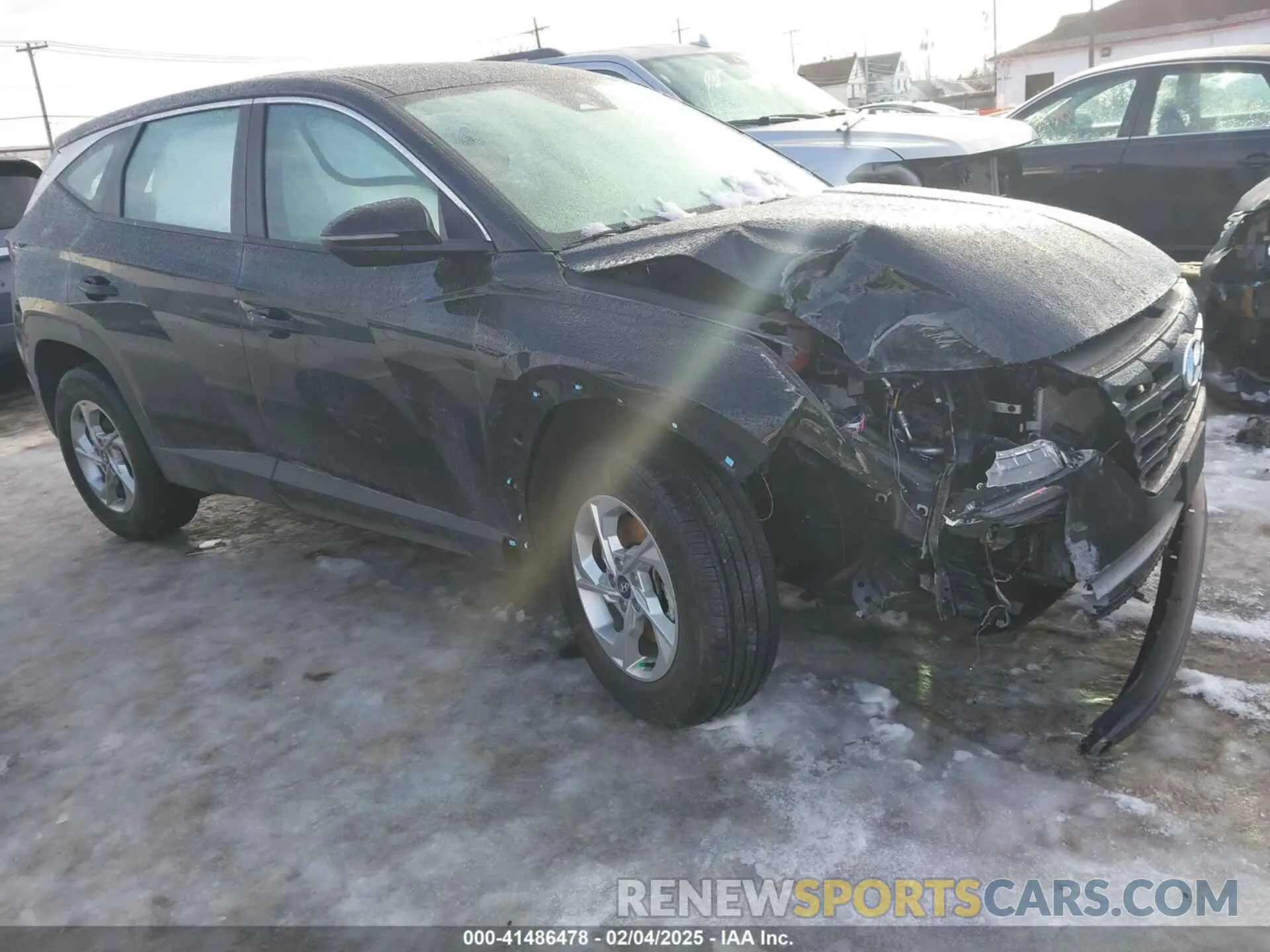 1 Photograph of a damaged car 5NMJACAE6NH094941 HYUNDAI TUCSON 2022