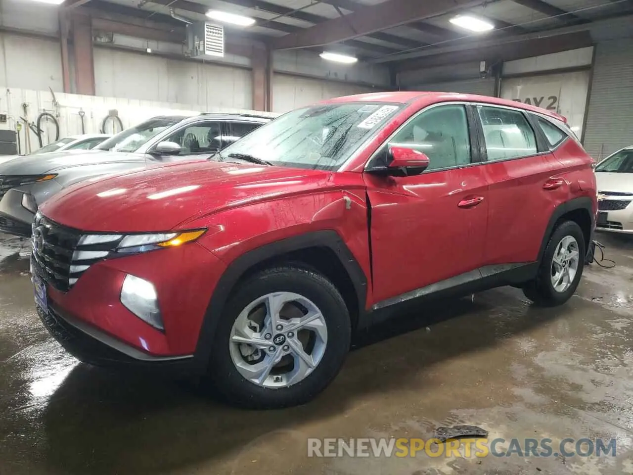 1 Photograph of a damaged car 5NMJACAE6NH153941 HYUNDAI TUCSON 2022