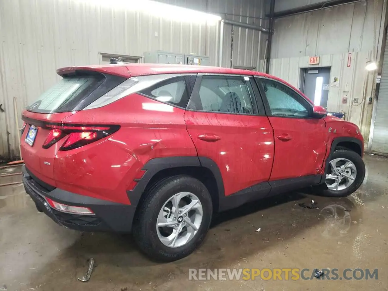3 Photograph of a damaged car 5NMJACAE6NH153941 HYUNDAI TUCSON 2022