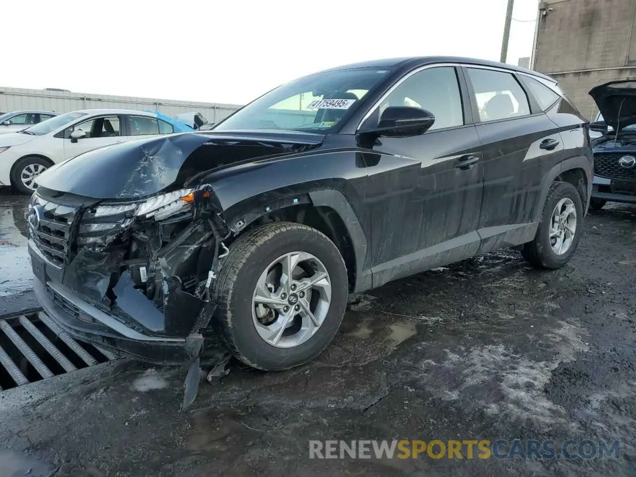 1 Photograph of a damaged car 5NMJACAE9NH111215 HYUNDAI TUCSON 2022