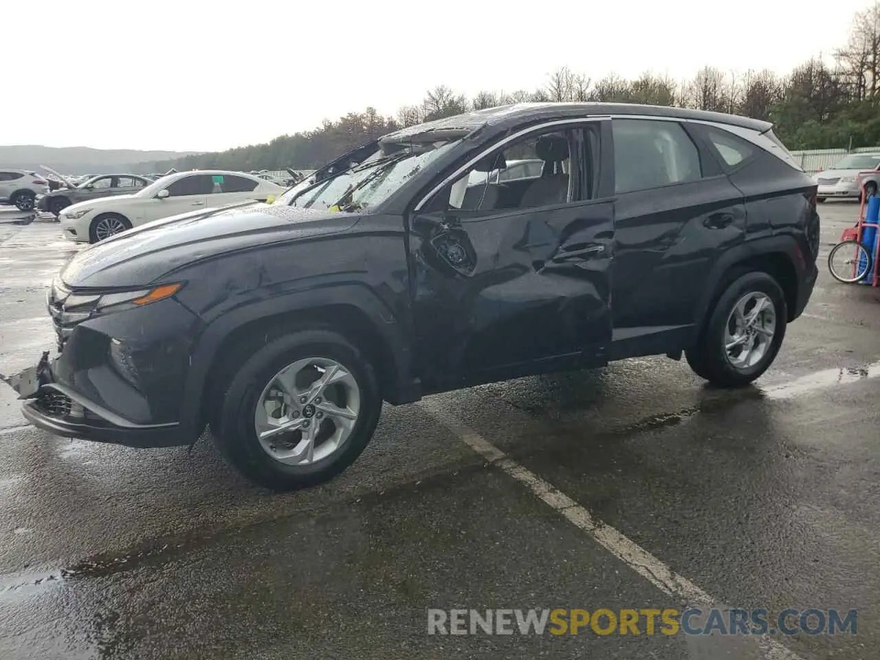 1 Photograph of a damaged car 5NMJACAEXNH052918 HYUNDAI TUCSON 2022