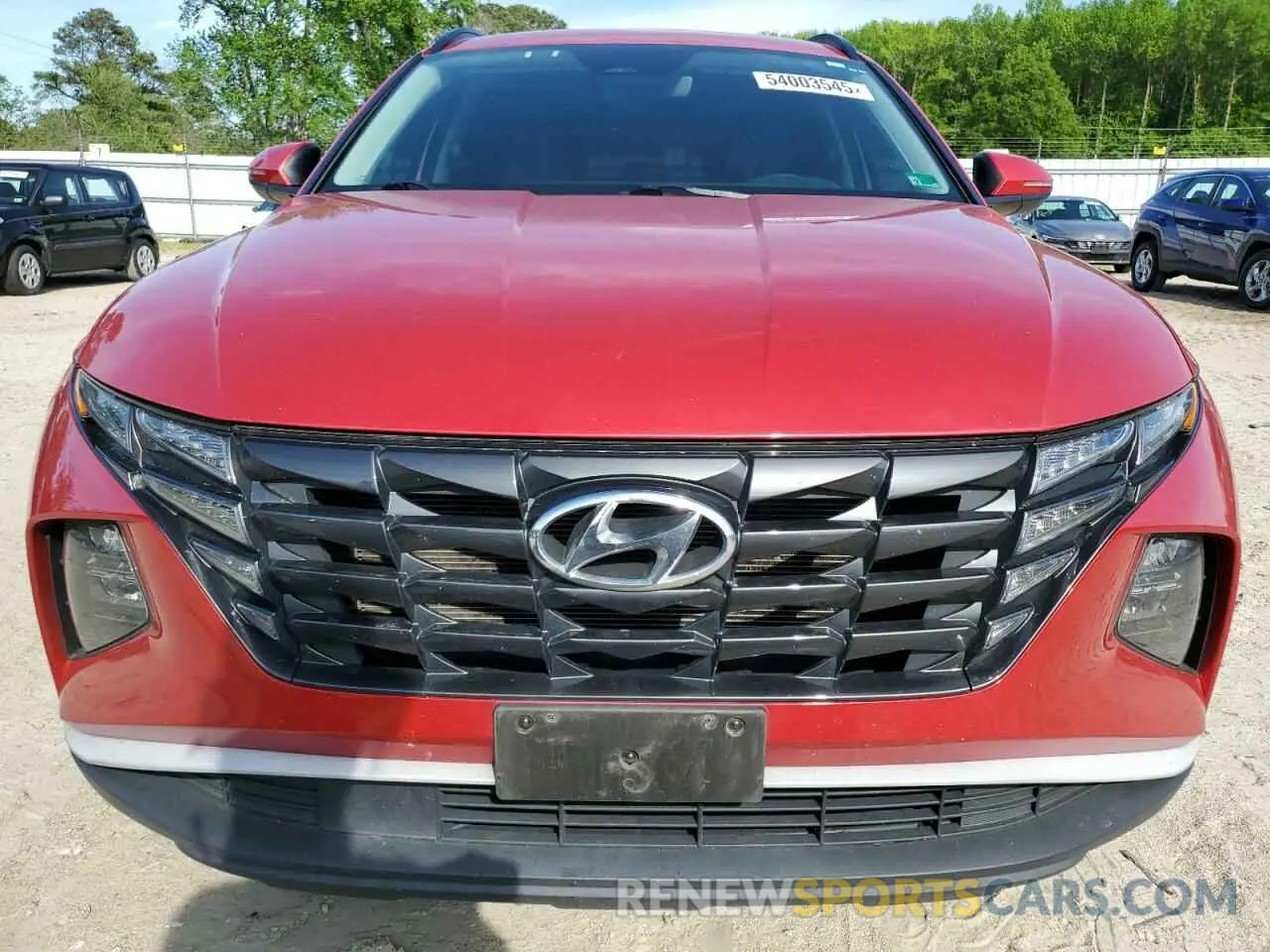5 Photograph of a damaged car 5NMJB3AE0NH085519 HYUNDAI TUCSON 2022