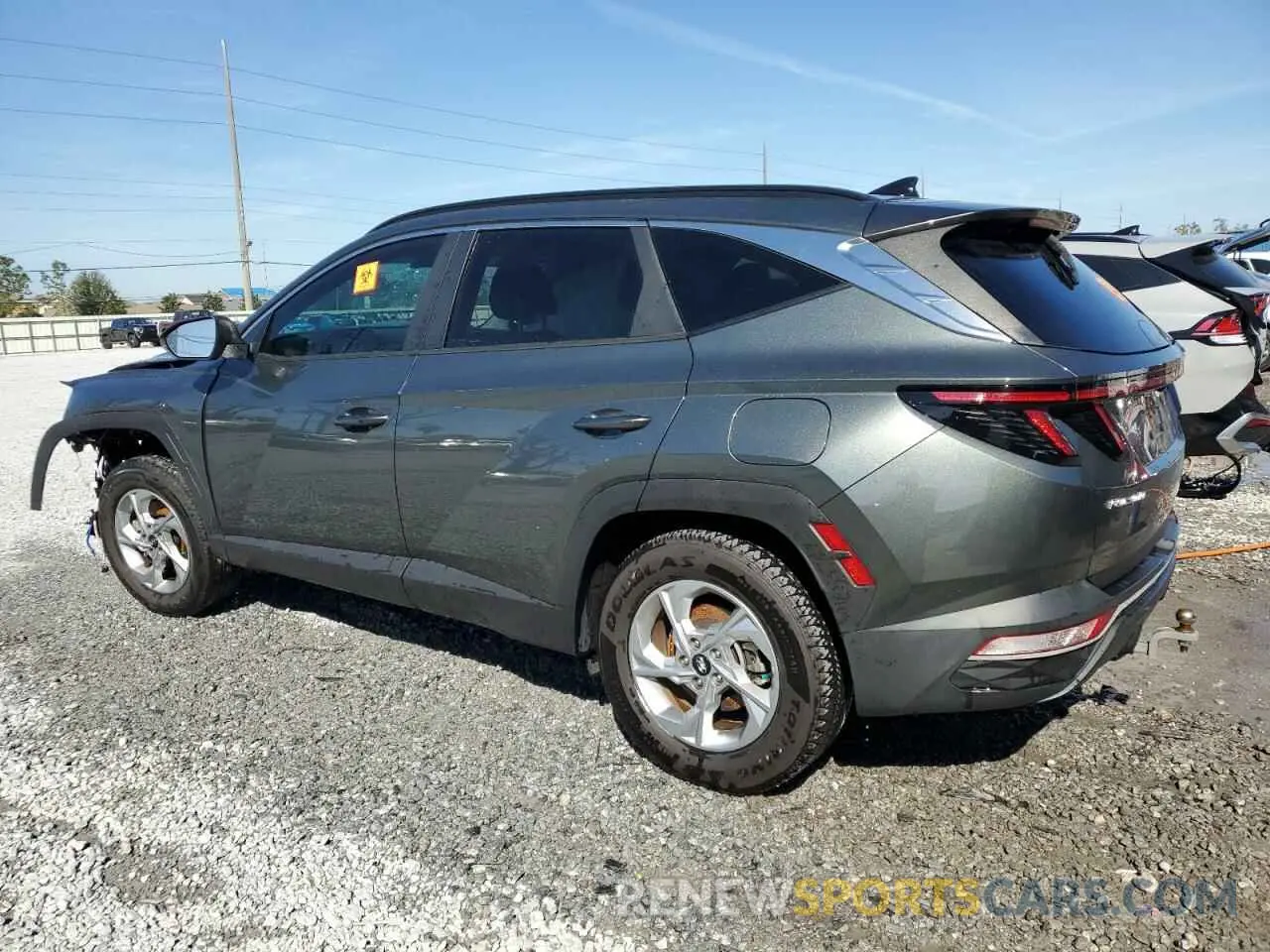 2 Photograph of a damaged car 5NMJB3AE0NH114288 HYUNDAI TUCSON 2022
