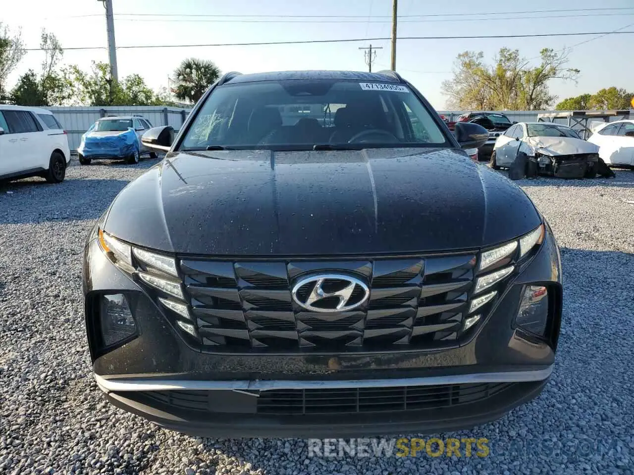 5 Photograph of a damaged car 5NMJB3AE0NH118535 HYUNDAI TUCSON 2022
