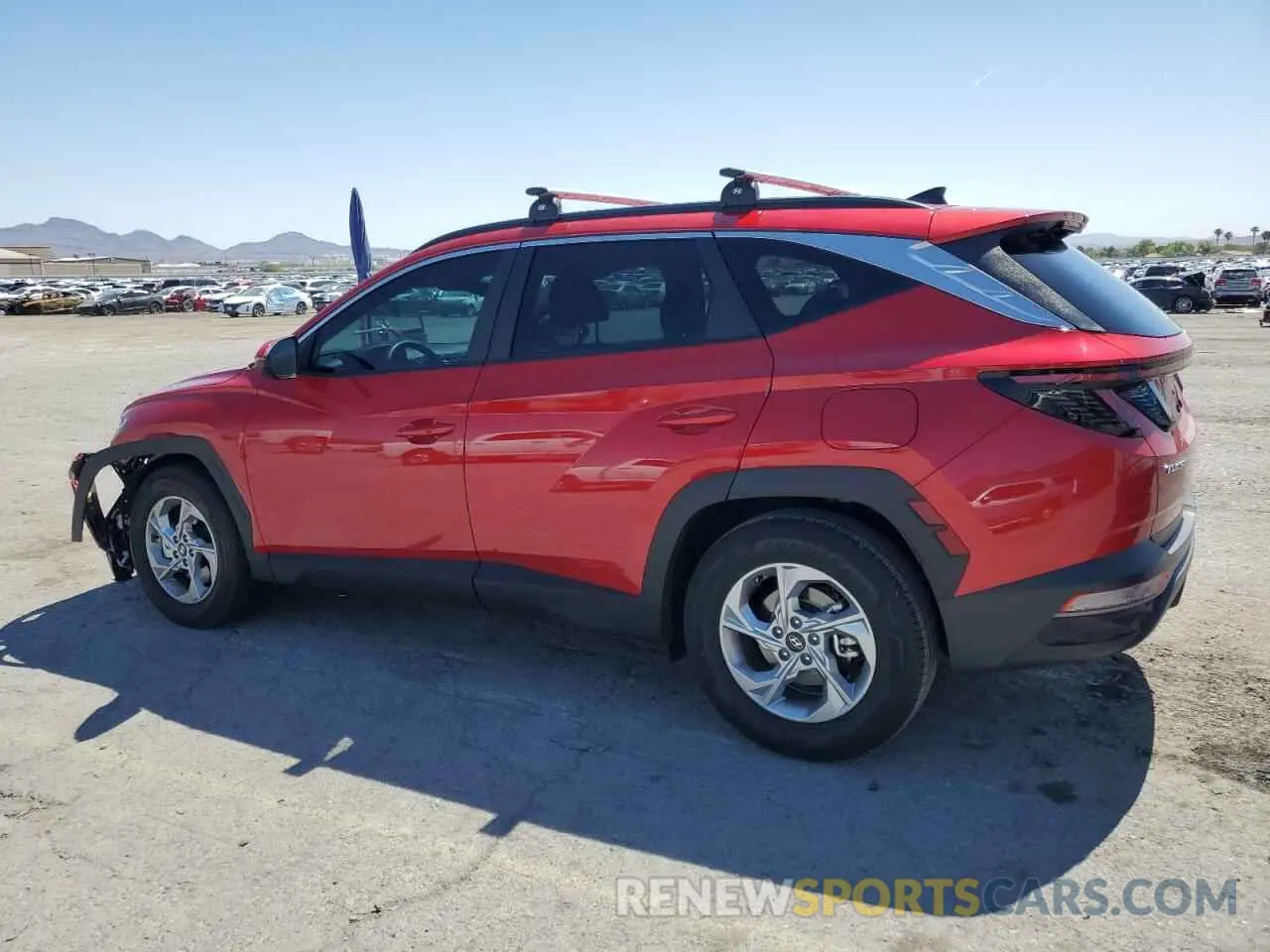2 Photograph of a damaged car 5NMJB3AE0NH129664 HYUNDAI TUCSON 2022