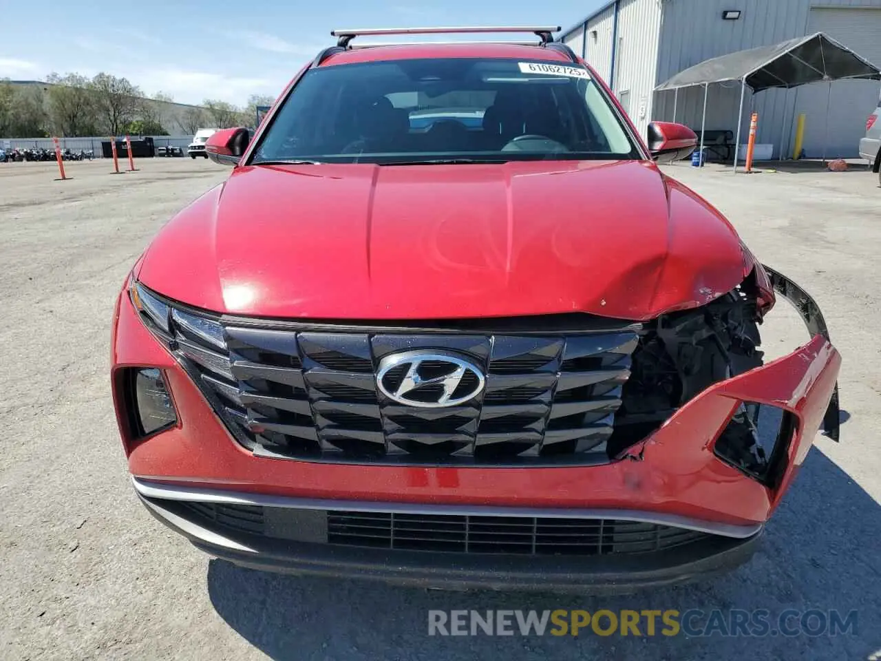 5 Photograph of a damaged car 5NMJB3AE0NH129664 HYUNDAI TUCSON 2022
