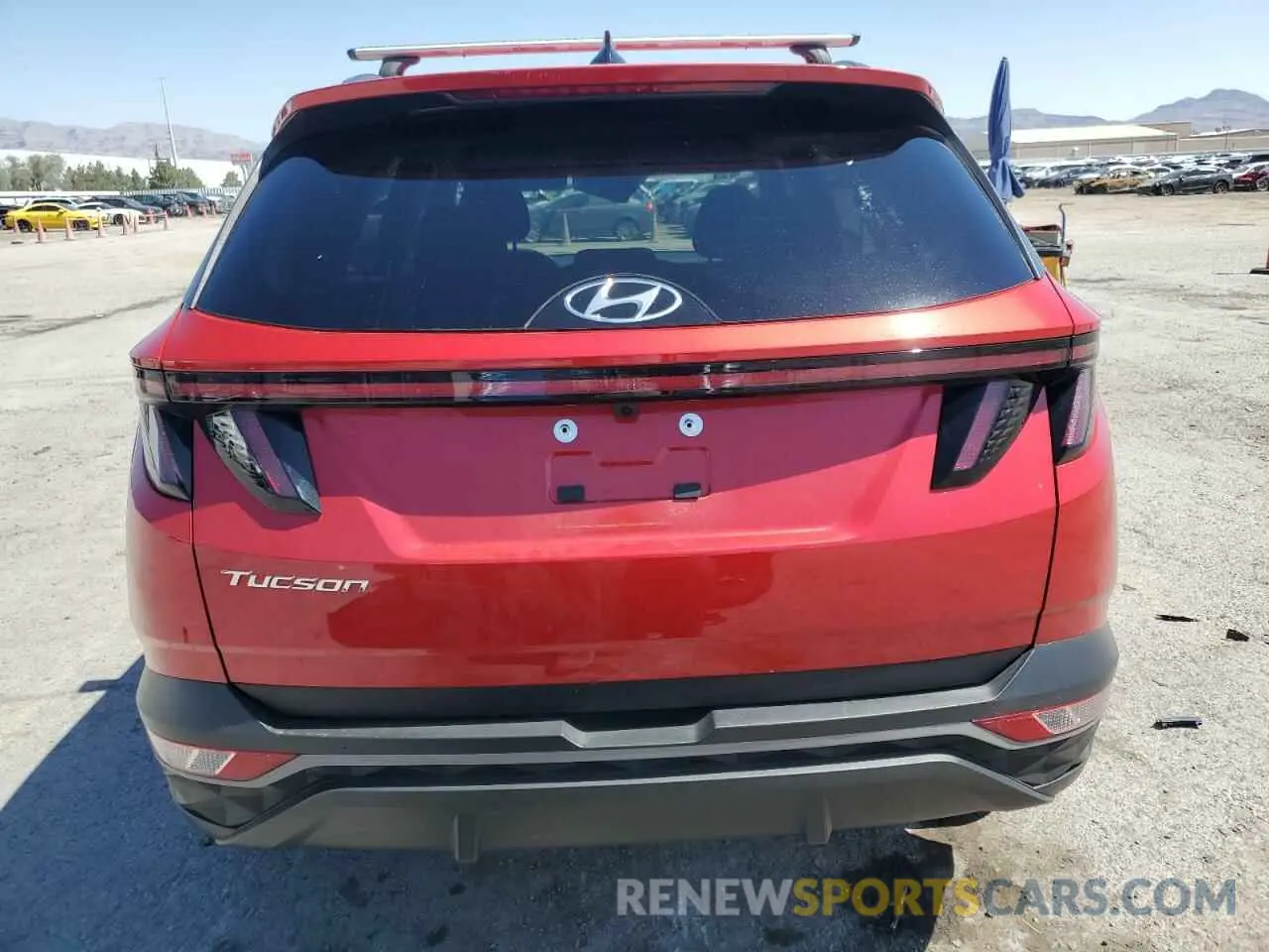6 Photograph of a damaged car 5NMJB3AE0NH129664 HYUNDAI TUCSON 2022