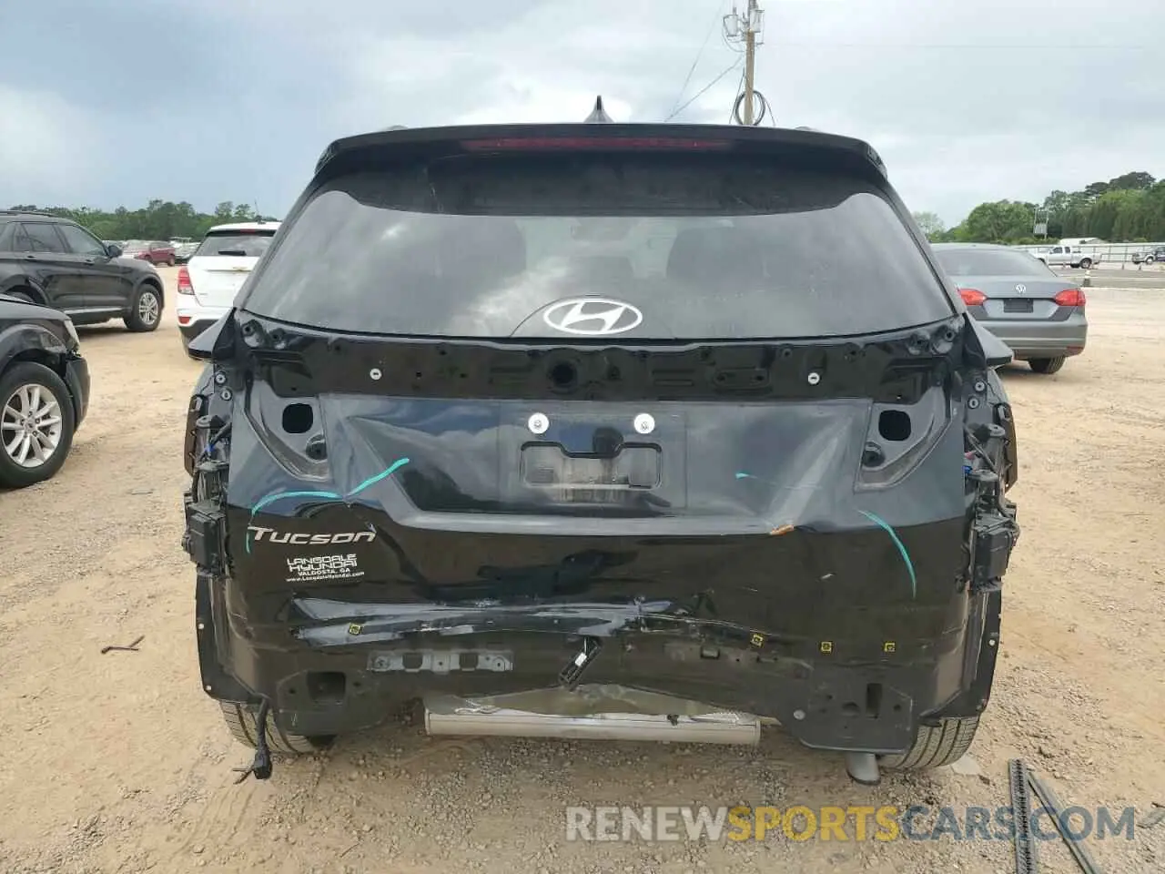 6 Photograph of a damaged car 5NMJB3AE2NH141069 HYUNDAI TUCSON 2022