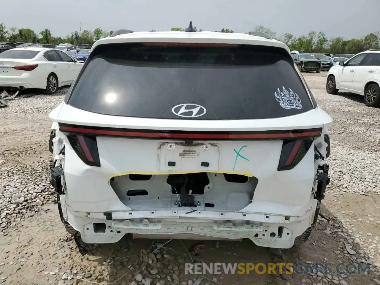 6 Photograph of a damaged car 5NMJB3AE2NH141458 HYUNDAI TUCSON 2022