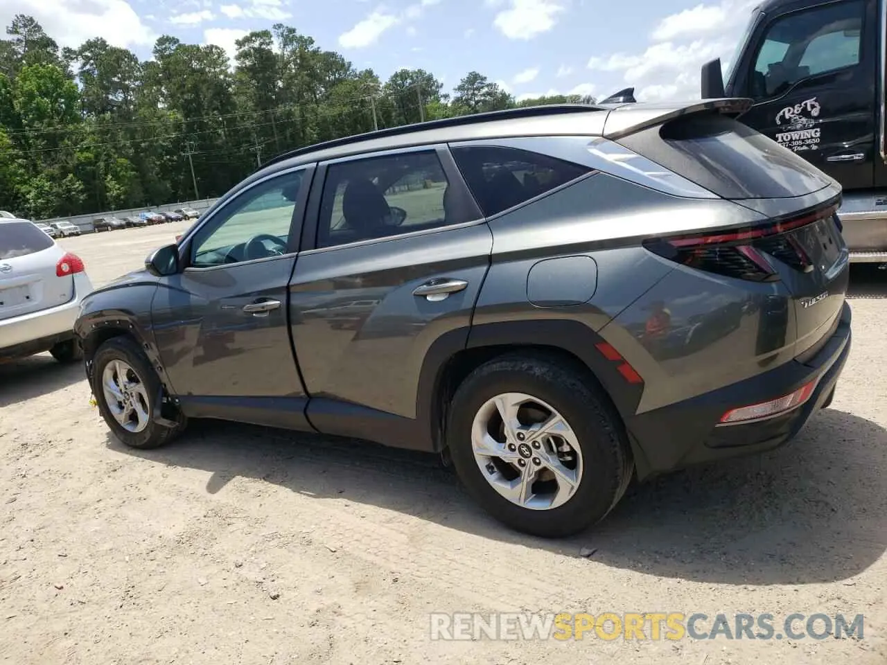 2 Photograph of a damaged car 5NMJB3AE4NH094644 HYUNDAI TUCSON 2022