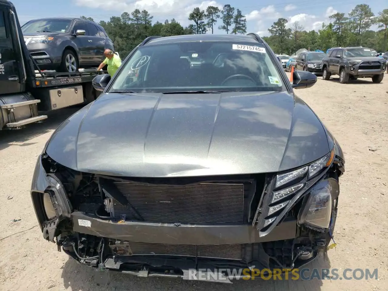5 Photograph of a damaged car 5NMJB3AE4NH094644 HYUNDAI TUCSON 2022