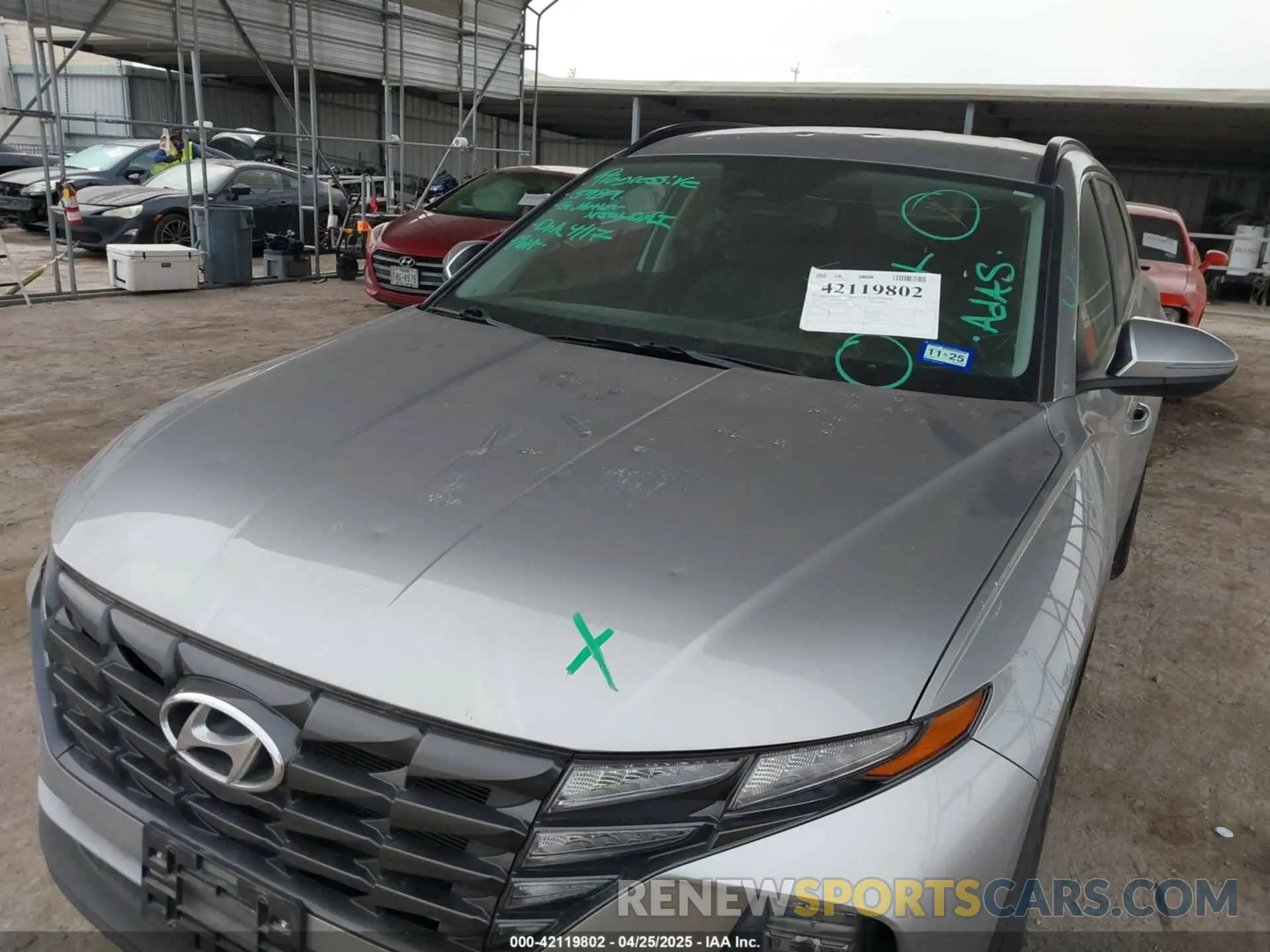 6 Photograph of a damaged car 5NMJB3AE5NH067632 HYUNDAI TUCSON 2022