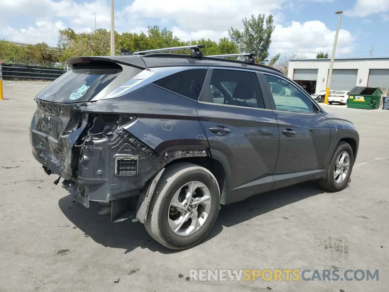 3 Photograph of a damaged car 5NMJB3AE6NH038107 HYUNDAI TUCSON 2022
