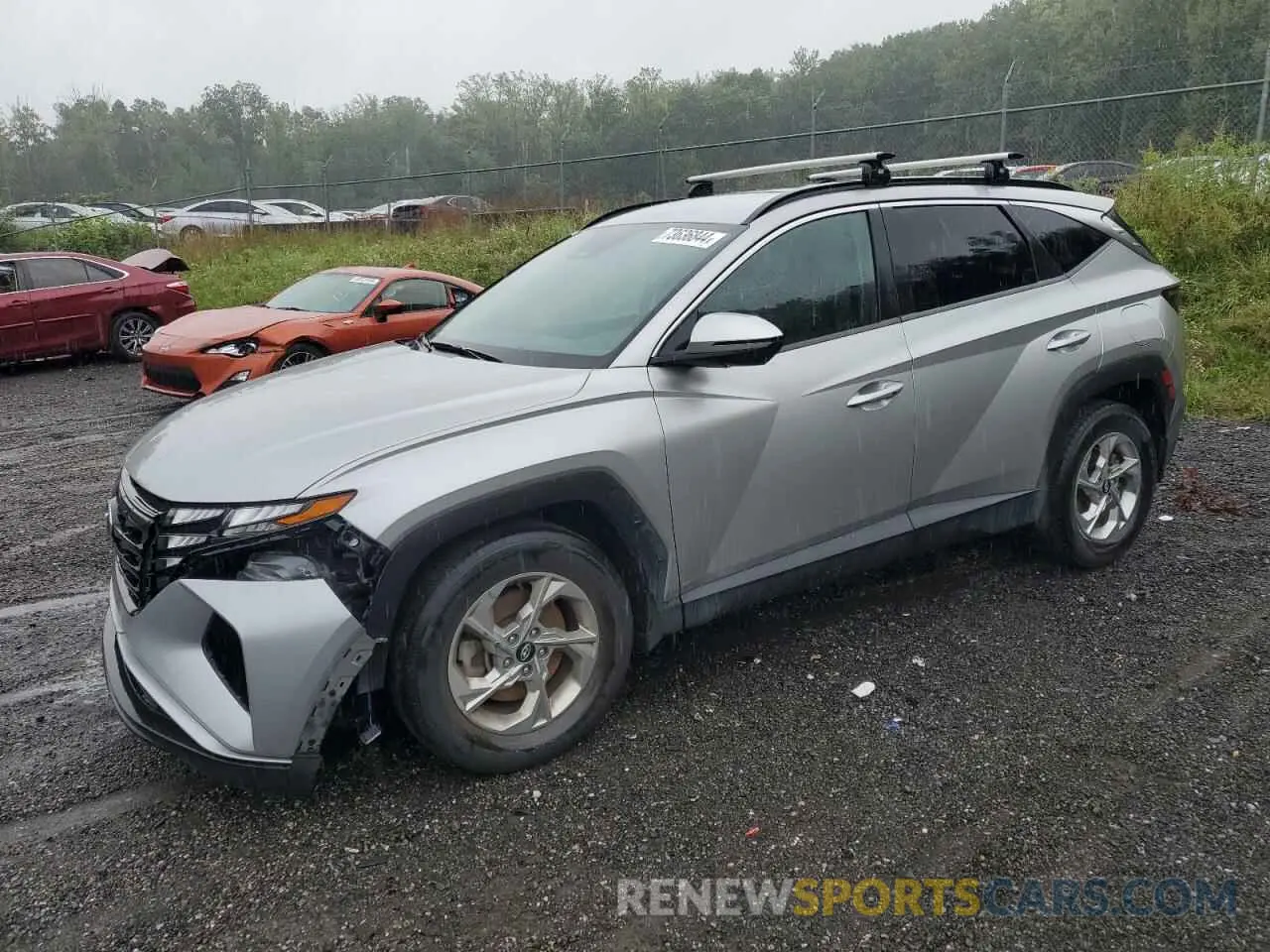 1 Photograph of a damaged car 5NMJB3AE7NH042005 HYUNDAI TUCSON 2022