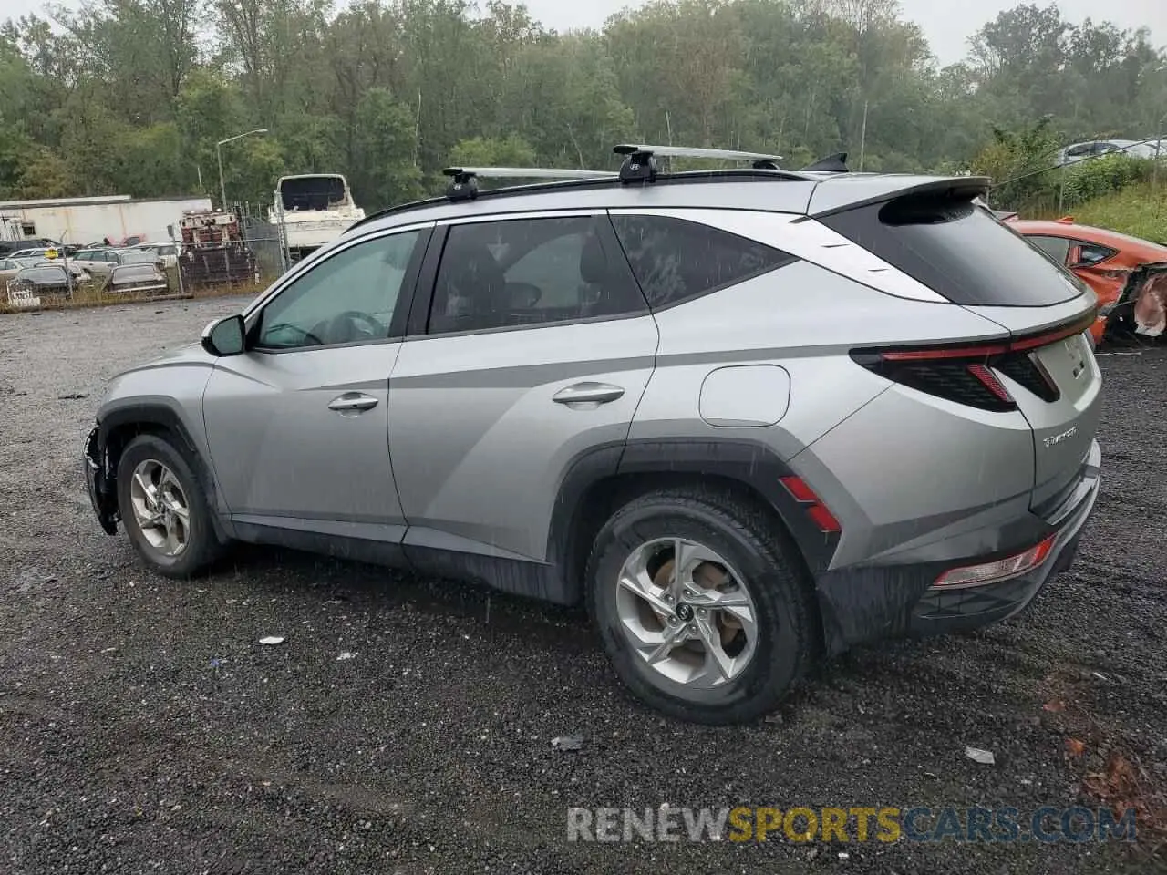 2 Photograph of a damaged car 5NMJB3AE7NH042005 HYUNDAI TUCSON 2022
