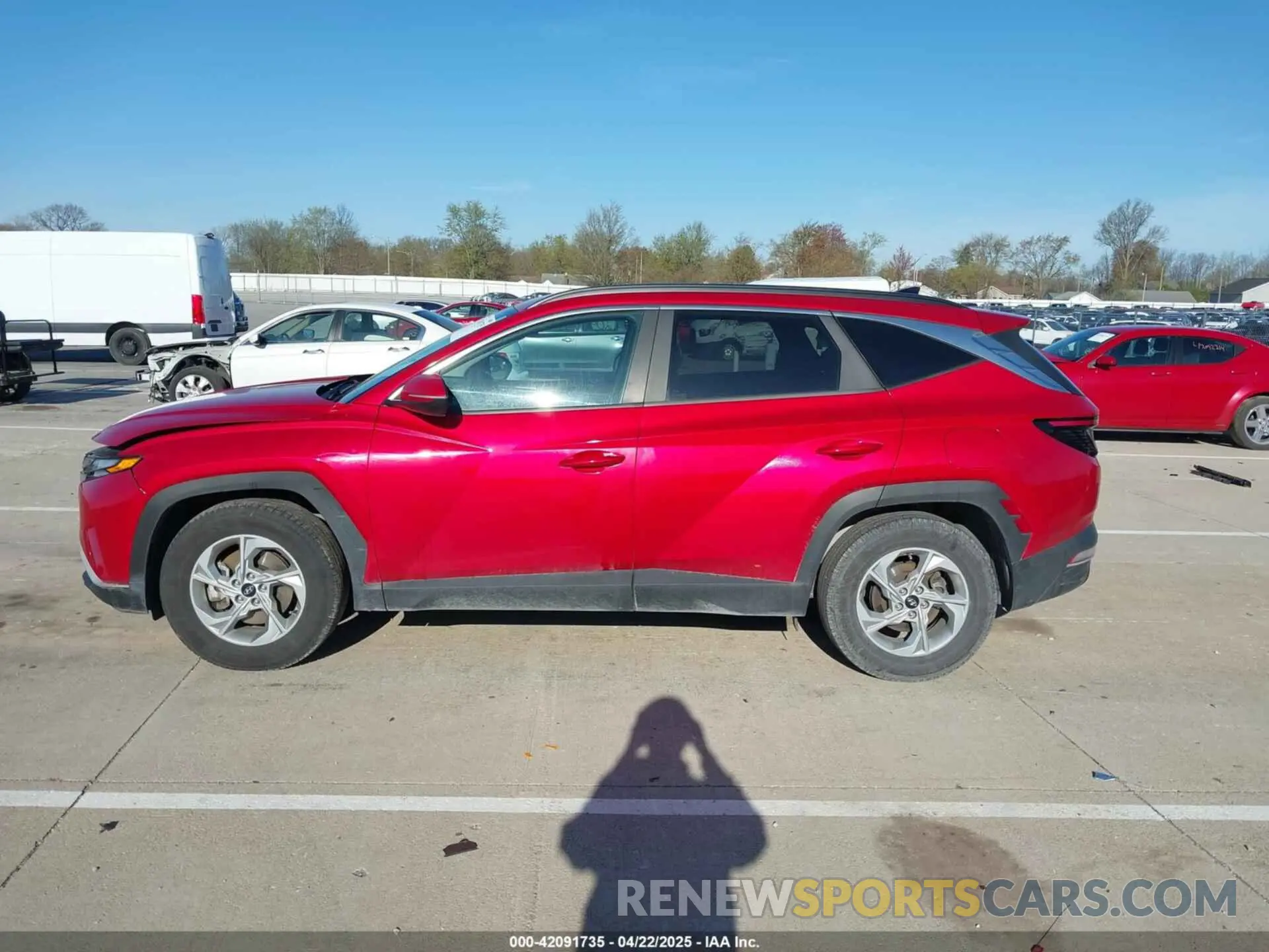 15 Photograph of a damaged car 5NMJB3AE7NH076526 HYUNDAI TUCSON 2022