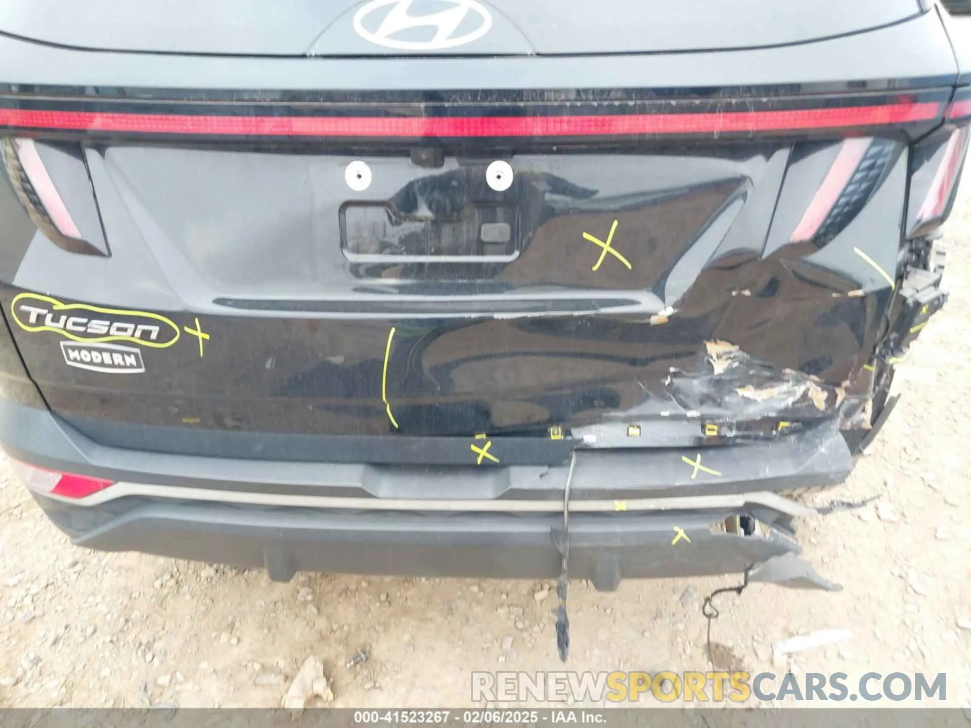 6 Photograph of a damaged car 5NMJB3AE8NH003990 HYUNDAI TUCSON 2022