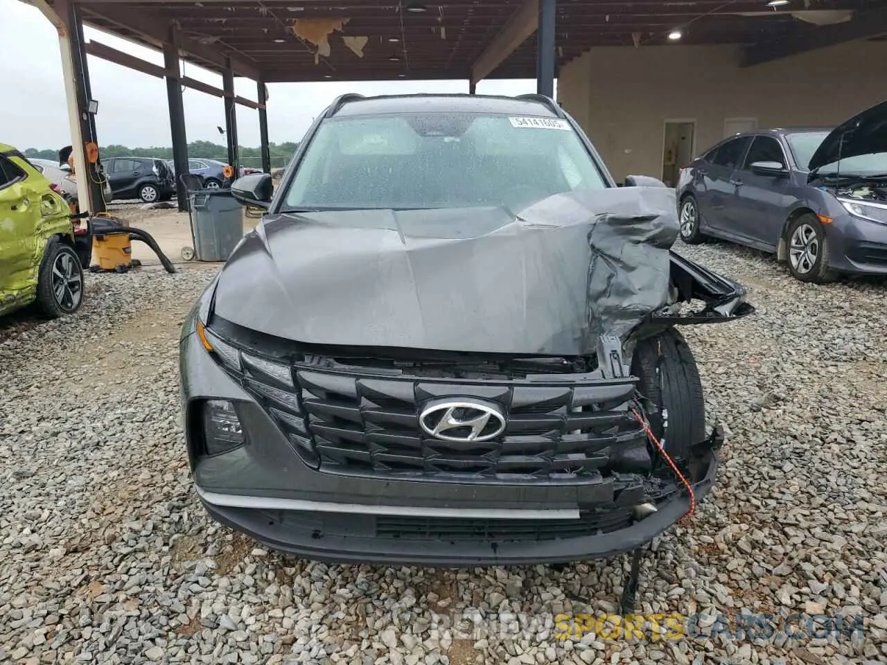 5 Photograph of a damaged car 5NMJB3AE8NH130853 HYUNDAI TUCSON 2022