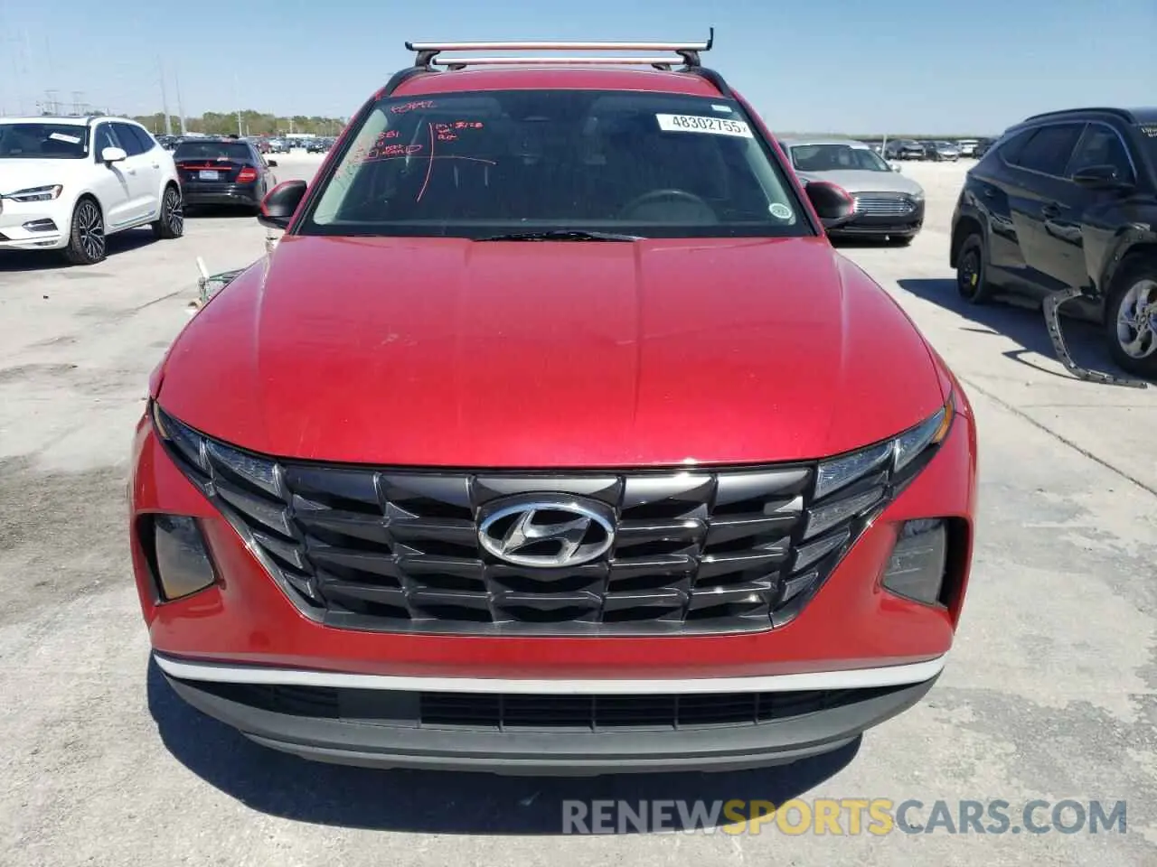 5 Photograph of a damaged car 5NMJB3AE9NH041504 HYUNDAI TUCSON 2022