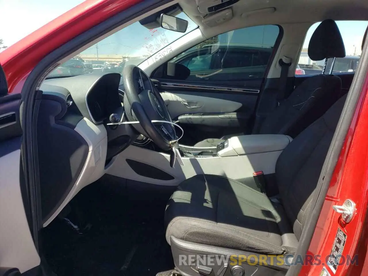 7 Photograph of a damaged car 5NMJB3AE9NH041504 HYUNDAI TUCSON 2022
