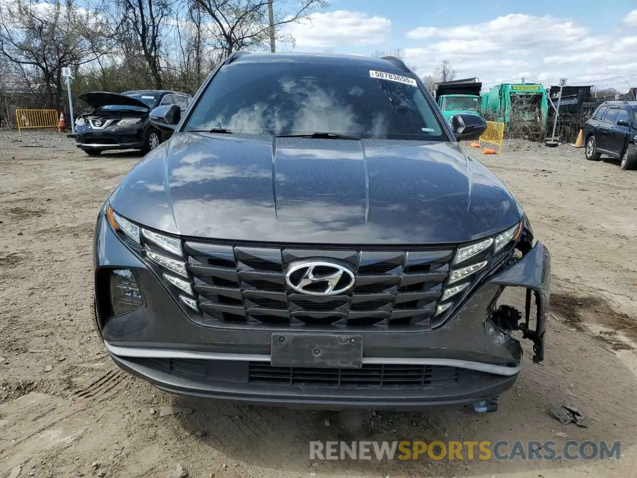 5 Photograph of a damaged car 5NMJB3AE9NH071733 HYUNDAI TUCSON 2022