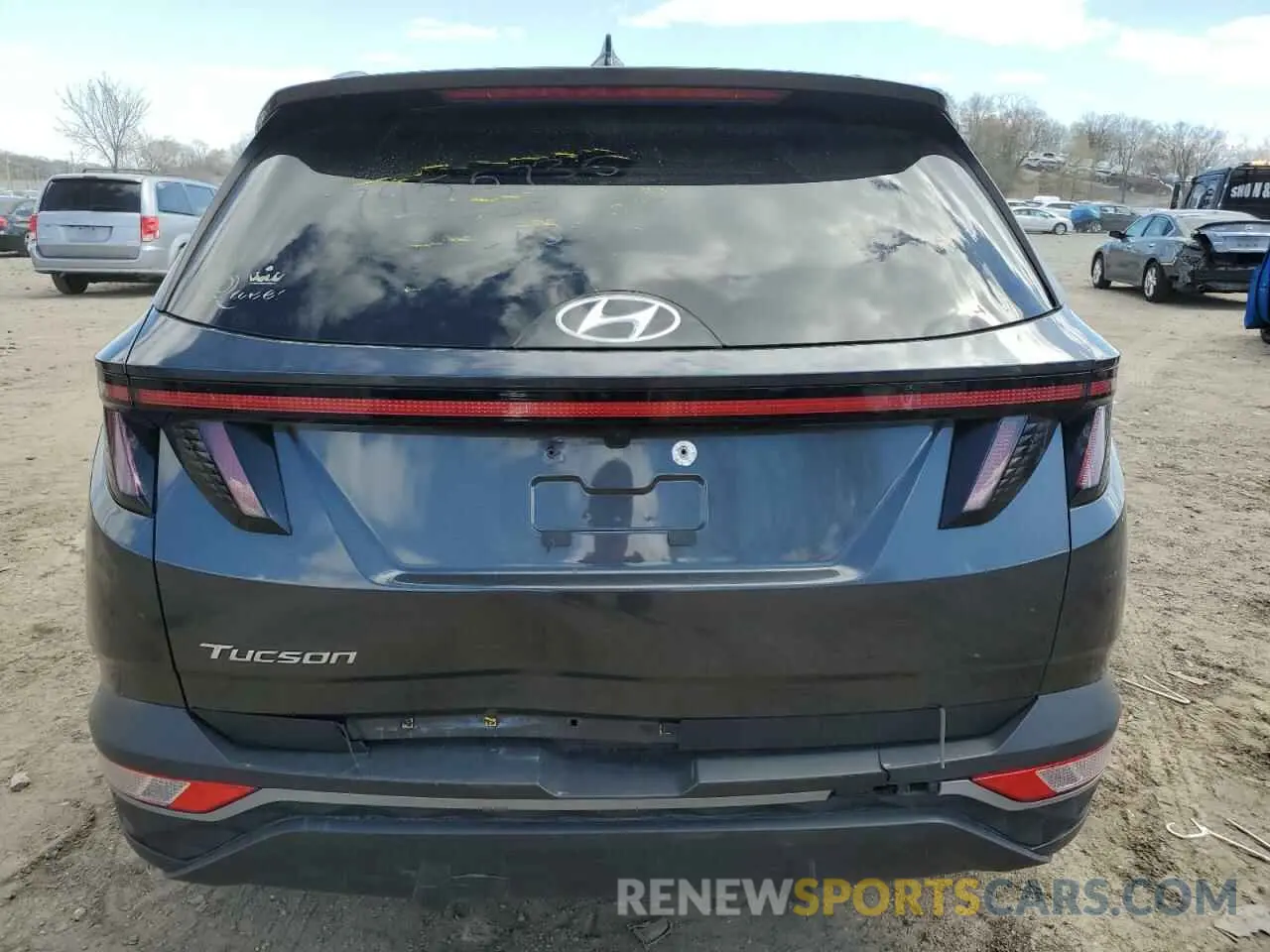 6 Photograph of a damaged car 5NMJB3AE9NH071733 HYUNDAI TUCSON 2022
