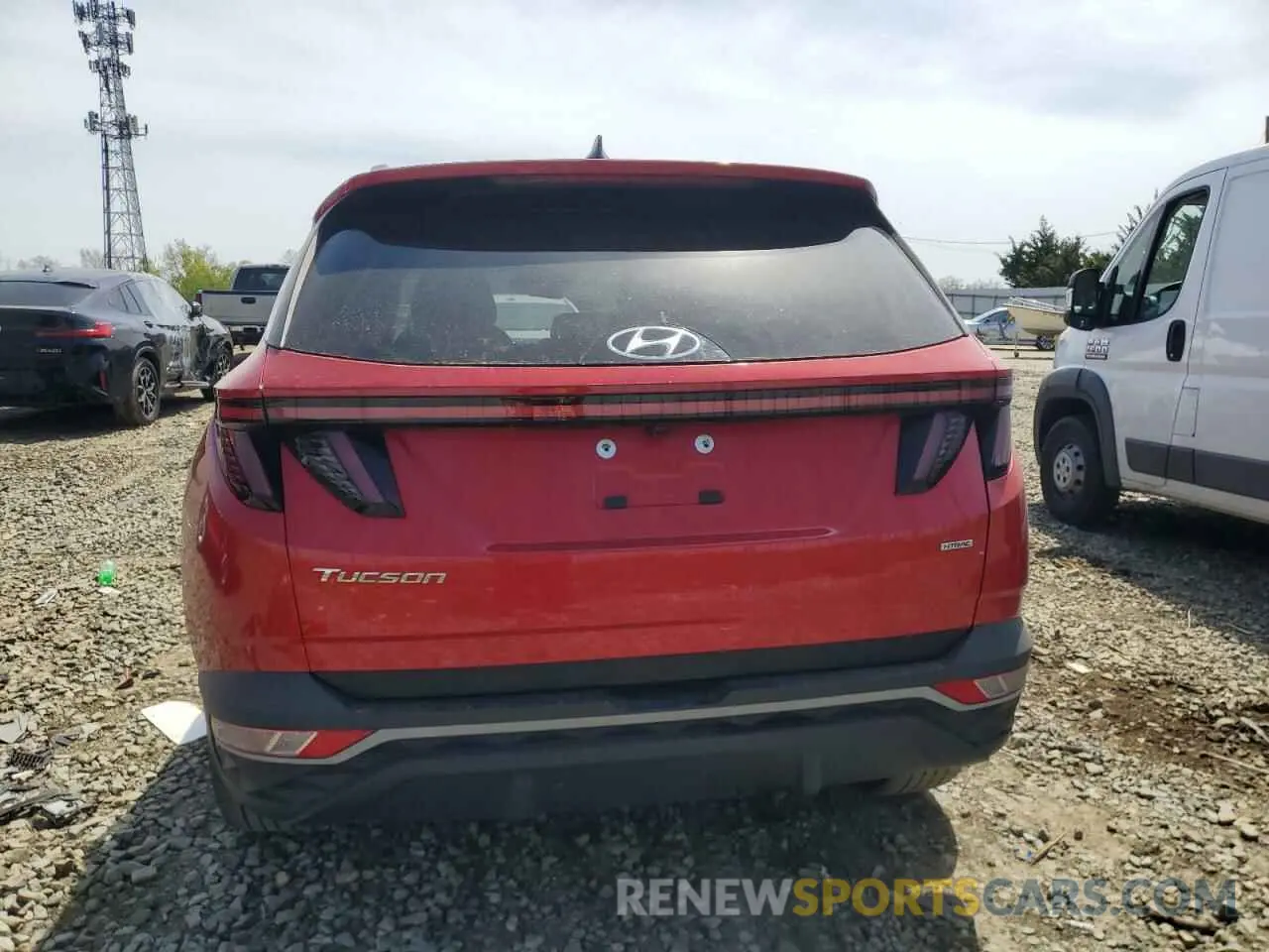 6 Photograph of a damaged car 5NMJBCAE0NH016152 HYUNDAI TUCSON 2022