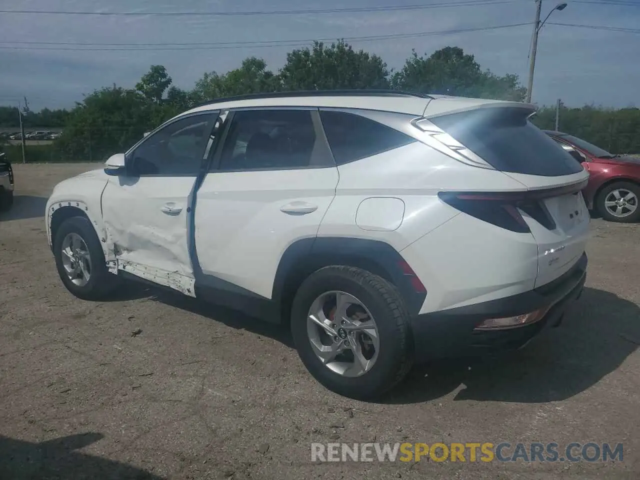 2 Photograph of a damaged car 5NMJBCAE0NH038426 HYUNDAI TUCSON 2022