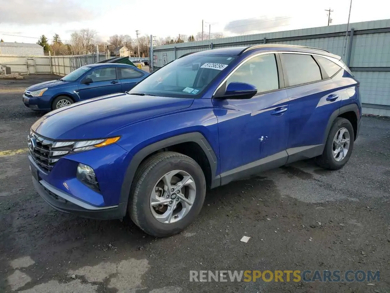 1 Photograph of a damaged car 5NMJBCAE0NH112220 HYUNDAI TUCSON 2022