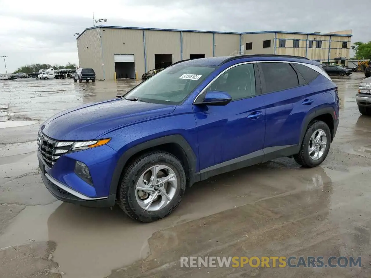 1 Photograph of a damaged car 5NMJBCAE0NH118339 HYUNDAI TUCSON 2022