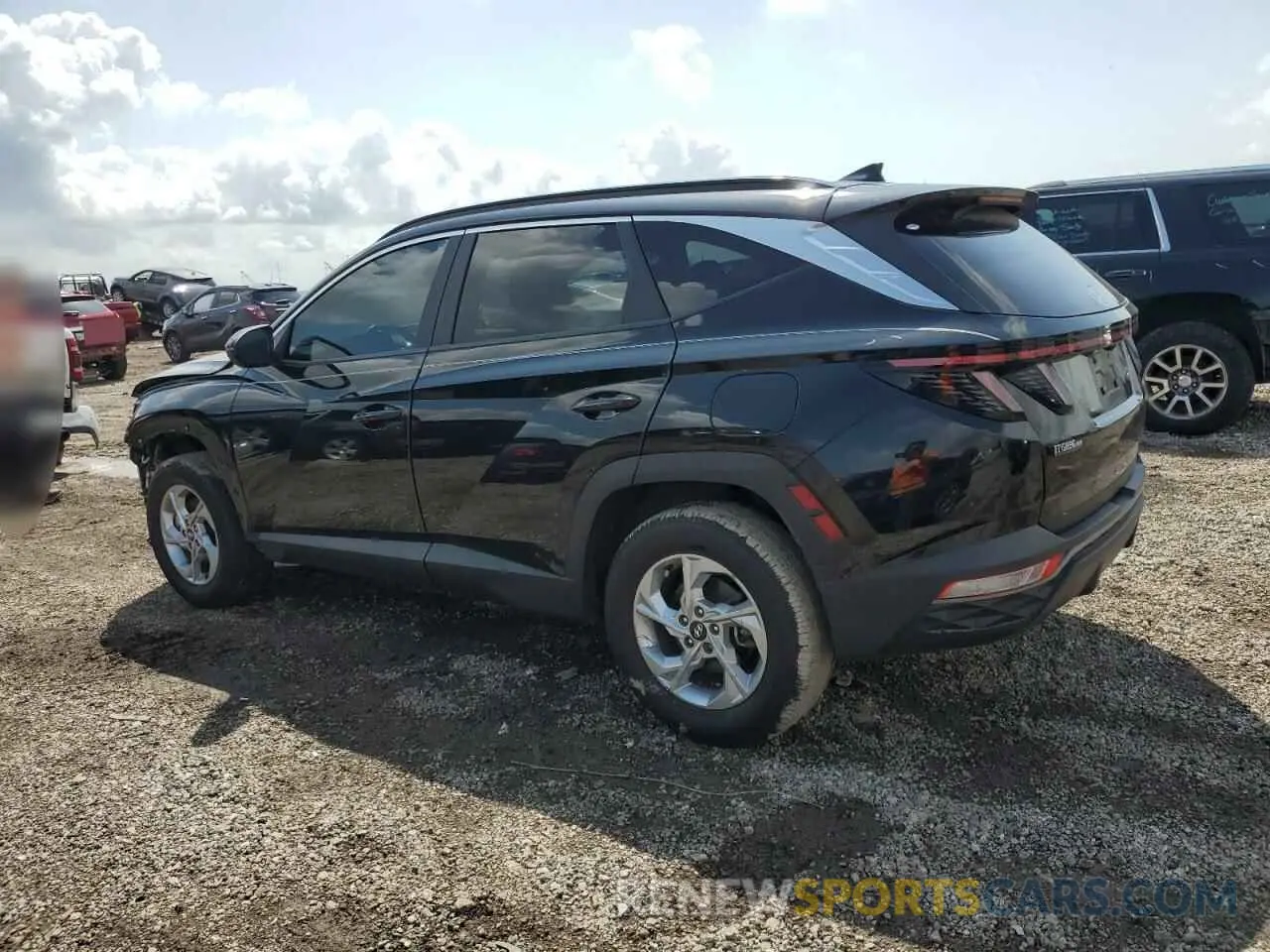 2 Photograph of a damaged car 5NMJBCAE0NH140468 HYUNDAI TUCSON 2022