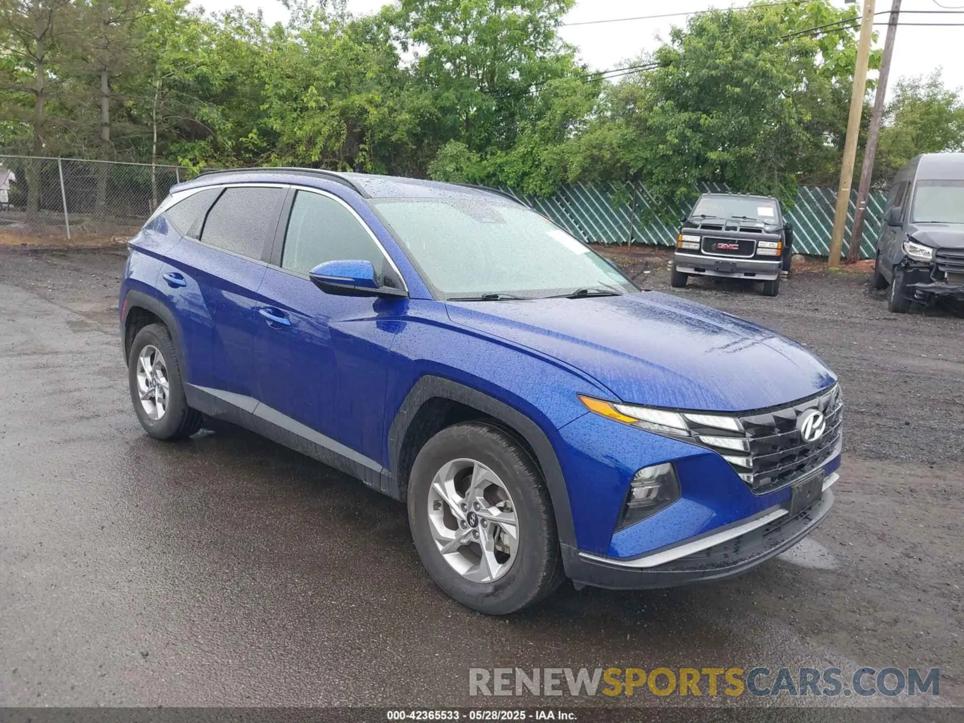 1 Photograph of a damaged car 5NMJBCAE1NH026298 HYUNDAI TUCSON 2022