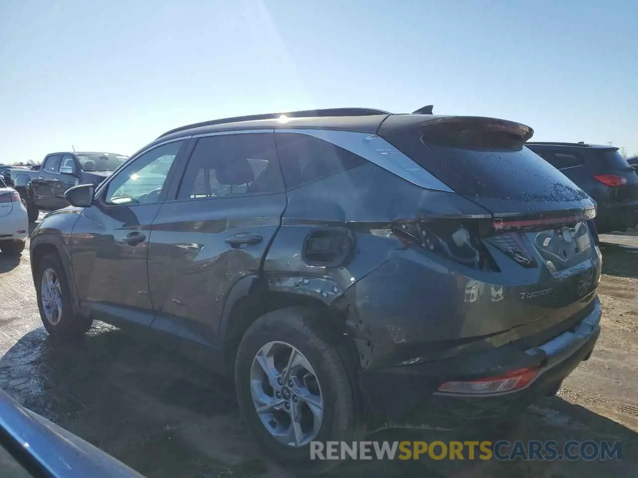 3 Photograph of a damaged car 5NMJBCAE1NH067787 HYUNDAI TUCSON 2022
