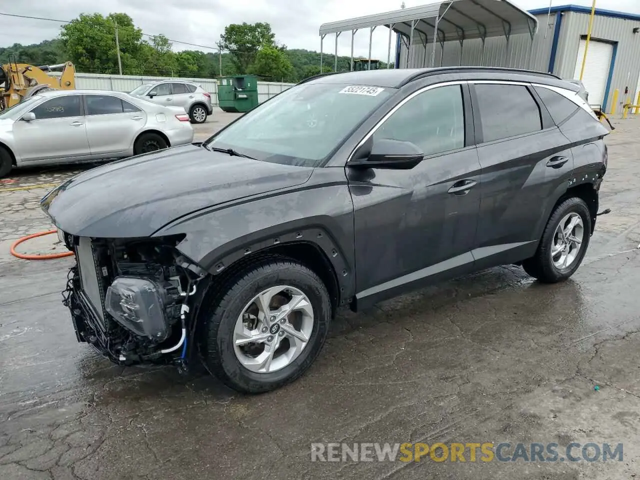 1 Photograph of a damaged car 5NMJBCAE1NH079518 HYUNDAI TUCSON 2022