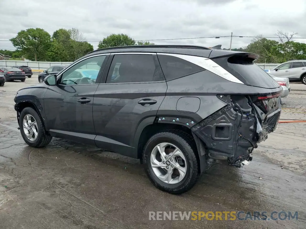 2 Photograph of a damaged car 5NMJBCAE1NH079518 HYUNDAI TUCSON 2022