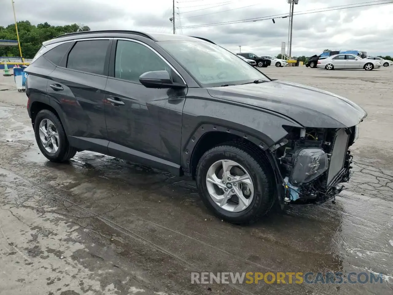 4 Photograph of a damaged car 5NMJBCAE1NH079518 HYUNDAI TUCSON 2022