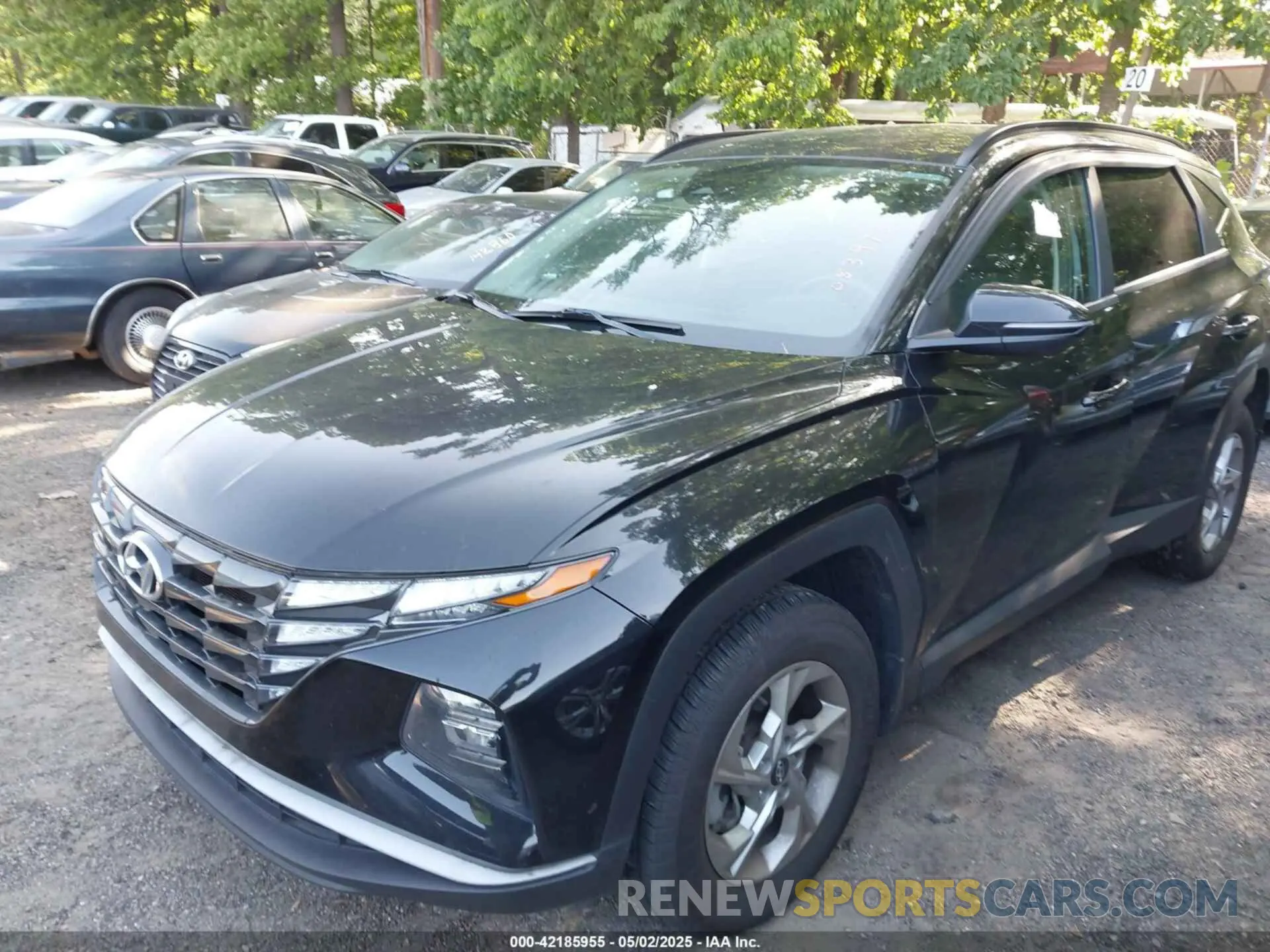 2 Photograph of a damaged car 5NMJBCAE1NH083973 HYUNDAI TUCSON 2022