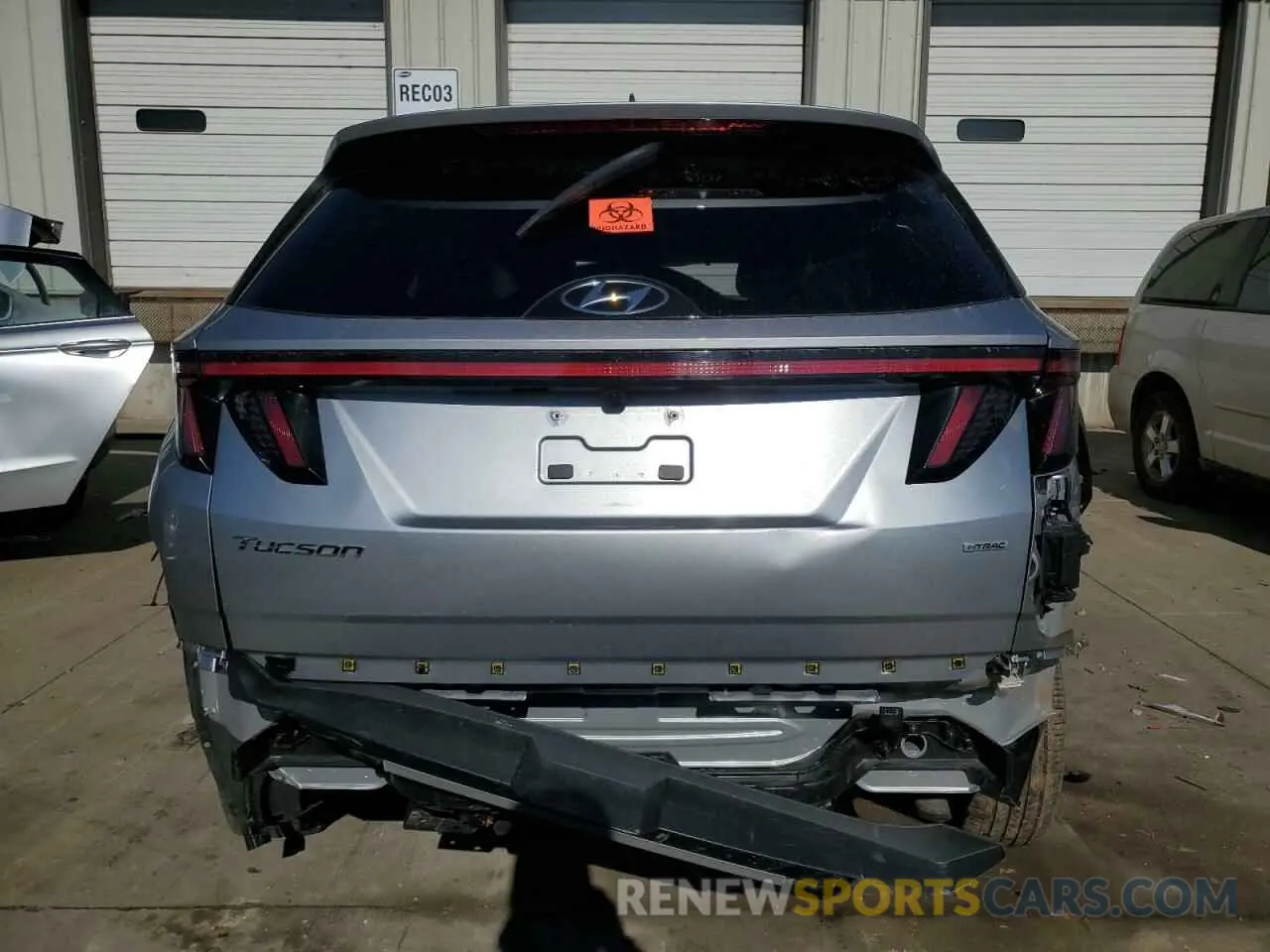 6 Photograph of a damaged car 5NMJBCAE1NH159272 HYUNDAI TUCSON 2022