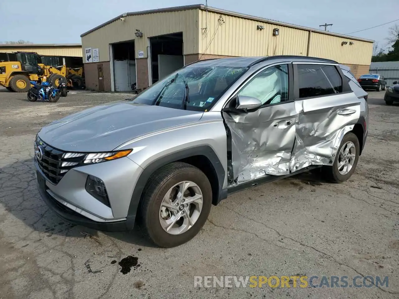 1 Photograph of a damaged car 5NMJBCAE2NH155280 HYUNDAI TUCSON 2022
